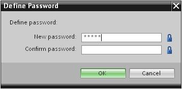 Protection 9.4 Know-how protection 4. Click the "Define" button to open the "Define Password" dialog. Figure 9-4 Setting up block know-how protection (3) 5.