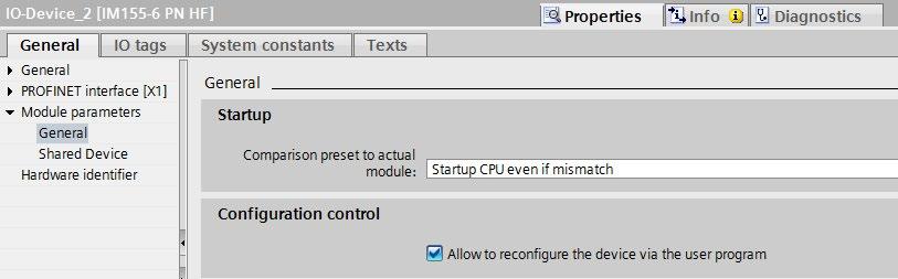 Configuration control (option handling) 10.