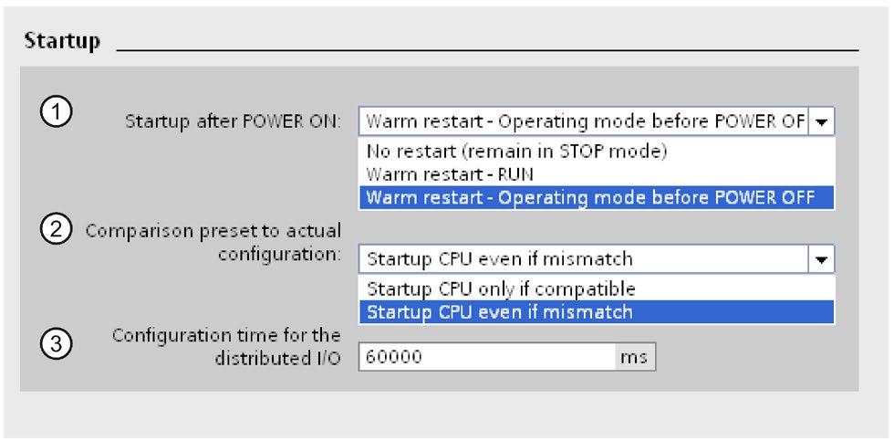 Commissioning 11.6 Operating modes of the CPU Canceling a startup If errors occur during startup, the CPU cancels the startup and returns to STOP mode.
