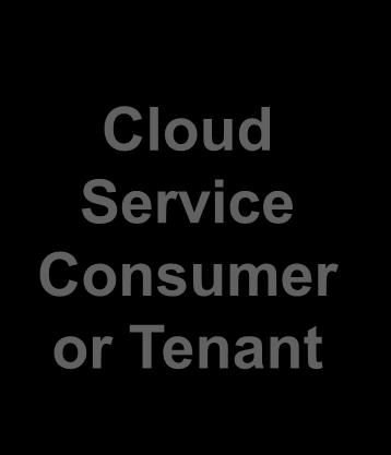 Cloud Service Interfaces One or more DC Cloud Service