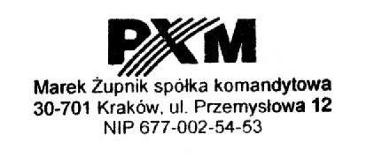 pl http://www.pxm.pl DECLARATION OF CONFORMITY according to guide lines 24/18/EC Name of producer: Manufacturer s address: PXM Marek Żupnik sp. k. ul.