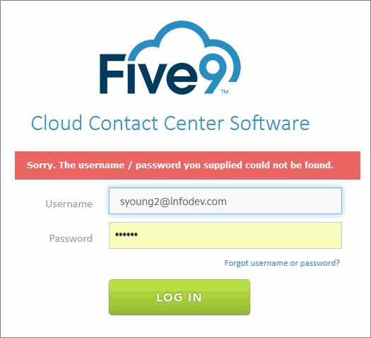 Managing the Five9 Plus Adapter for Salesforce Lightning Experience Troubleshooting the Softphone Customer Portal Applications Troubleshooting the Softphone If the softphone is connected in one
