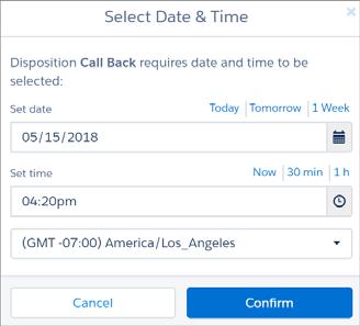 Processing Calls Ending Calls 2 Select a disposition or enter in the search field a few characters the are part (beginning, middle, or end) of the name until only your option remains.