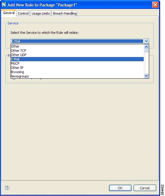 Chapter 3 Configuring the Quota Manager Adding Rules to a Package and Setting General