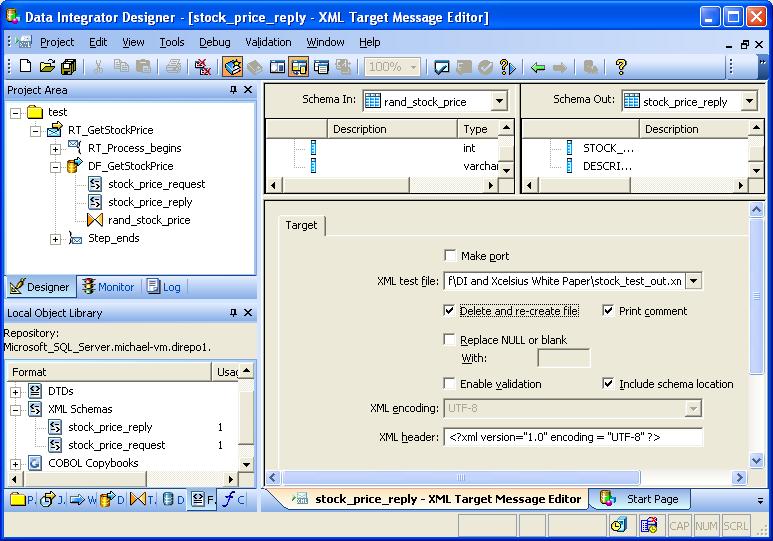 Testing the Real-time Job Testing real-time jobs can be performed by supplying a test xml file as the message source and executing them as batch