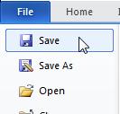 Exercise 3. Saving a Document When you are working in Microsoft Word, any text you type and any changes you make are stored in the computer s RAM (Random Access Memory).