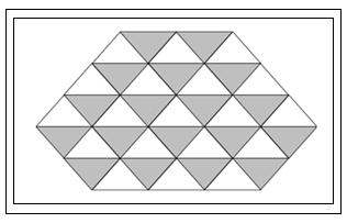 1. Triangular Tessellation Triangular tessellation exhibits tight arrangement among the other two tessellations.