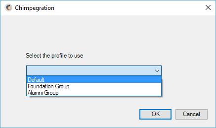 From the dropdowns select the profile name and the user to assign to that profile. There should be at least one user assigned to each profile but multiple can be assigned too.