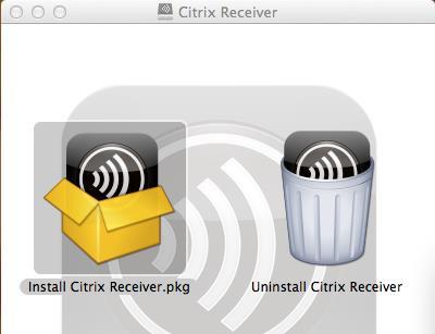 On the Welcome to the Citrix Receiver Installer box, select the Continue button. 7.