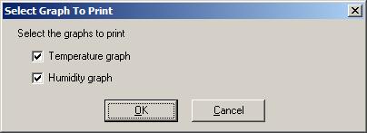 2 Select Graph to Print The Select Graph To Print dialog is displayed when selecting the Print Graphs option from the File menu or
