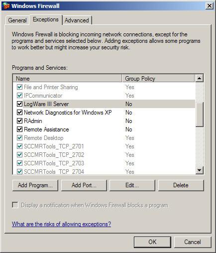 Introduction Installation dialog. This should appear as an entry in the Programs and Services list now. The checkbox in front of the entry should be checked.