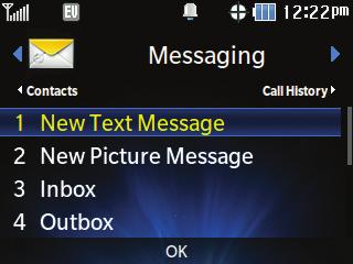 Sending a Text Message Stay in touch without placing a call with