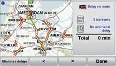 Checking traffic incidents in your area Get an overview of the traffic situation in your area, using the map. To find local incidents and their details, do the following: Browse map 1.