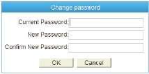 2 Password change For additional security it is advised that the default password is changed.