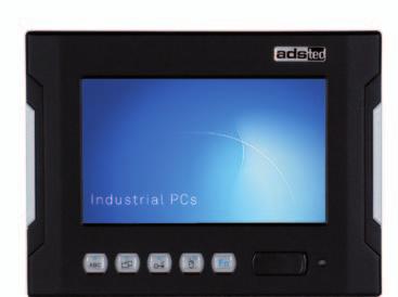 4 OPC7000 series product benefits OPC7000 series Proven and reliable in rough environments 5-wire resistive industrial touch-screen Front panel made of glass-fibre reinforced plastic (painted) Front