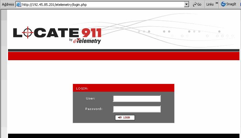 Refer to [2] for configuring the 911ETC Locate911-A application.
