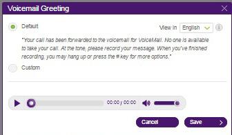 Messages & Notifications. Set the voicemail greeting you would like to use for your message-only extension.