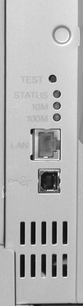 Printer operation is not assured if another USB compatible device is connected concurrently with it. If a USB hub is used, it must be connected directly to the computer.