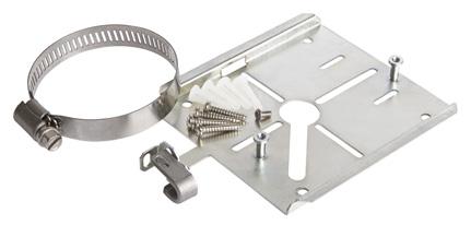 7982 supports mounting to hard wall, ceiling, electrical outlet box, pole or truss.