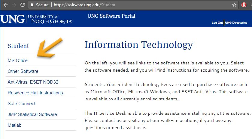 Step 18 Important Software Available Technology Checklist Students may access the web version of Office365 to find many useful tools without having to install additional software. 1. Navigate to office.