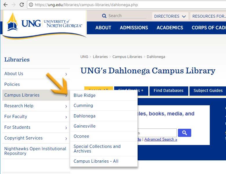 Appendix Quick Links my.ung.edu o Primary resource hub for online services. go.ung.edu/banner o Quick link to access Banner. (Student account, class registration, hold information, and more.