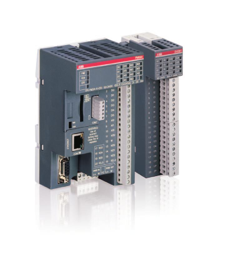 It s time to change for more The AC500-eCo from ABB is a range of uniquely scalable PLCs offering you unrivalled cost effectiveness for modern industrial automation applications where small-scale PLC