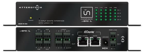 undio2x2+ 2x2 Channel I/O Interface 2 Mic/Line balanced analog inputs supporting 12 db (pad active), 0dB, +15dB, +30dB and +45 db gain (software selectable) 2 line level balanced analog outputs (0dB