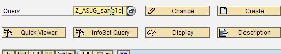 [ Creating SAP Query Report Enter SAP Query with transaction SQ01 Enter a name for your report Click Create