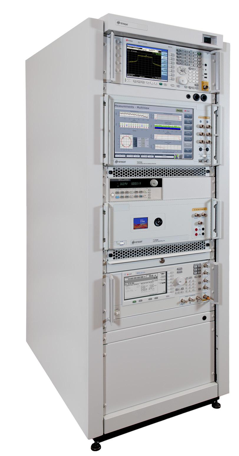 04 Keysight T4010S LTE RF Conformance and DV Test System - Technical Overview System Components The Keysight T4010S family of LTE RF test systems is available in two distinct hardware configurations,