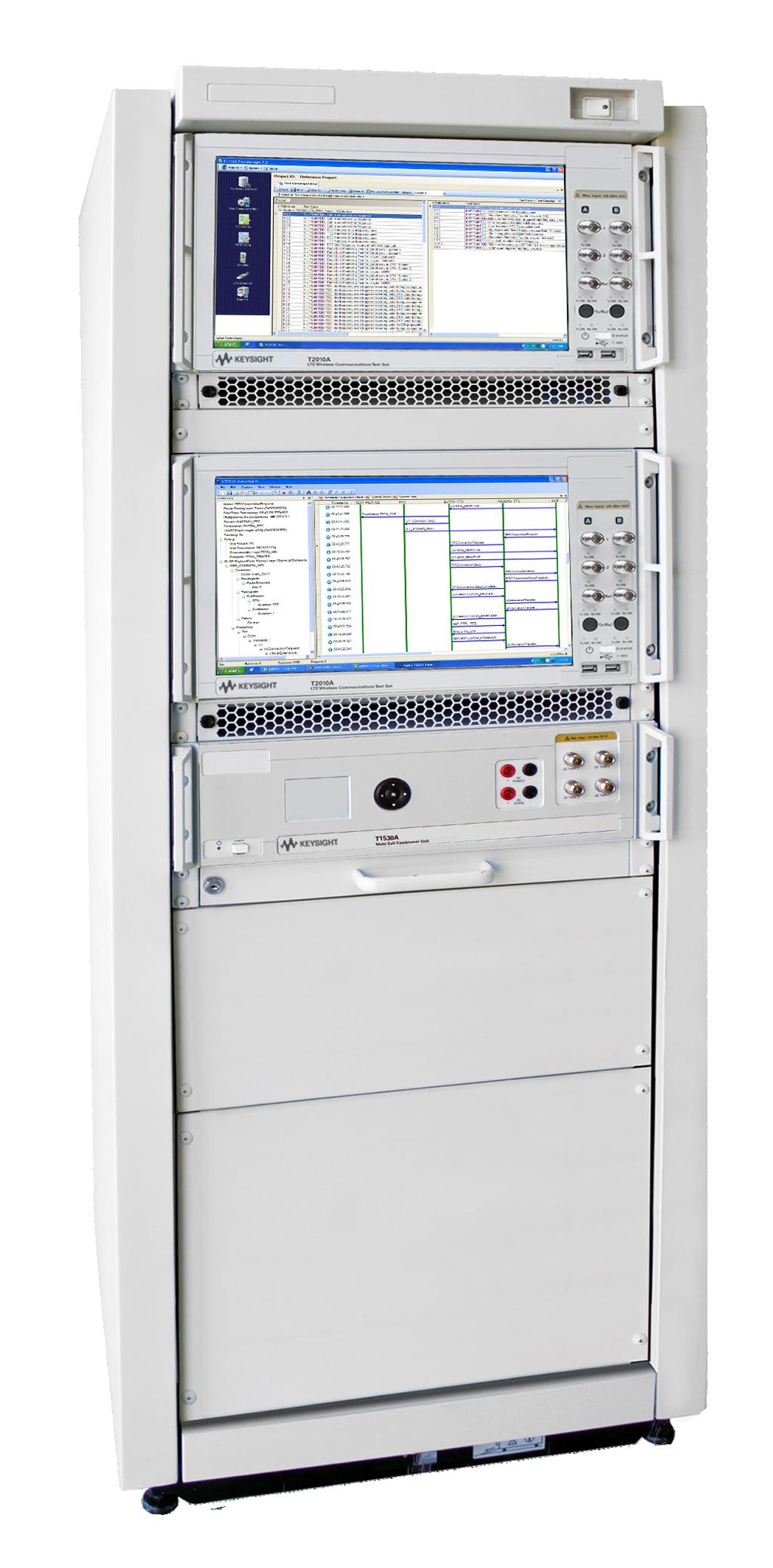 05 Keysight T4020S LTE RRM Test System - Technical Overview System Components The Keysight T4020S family of LTE RRM testers covers three distinct hardware configurations depending on the