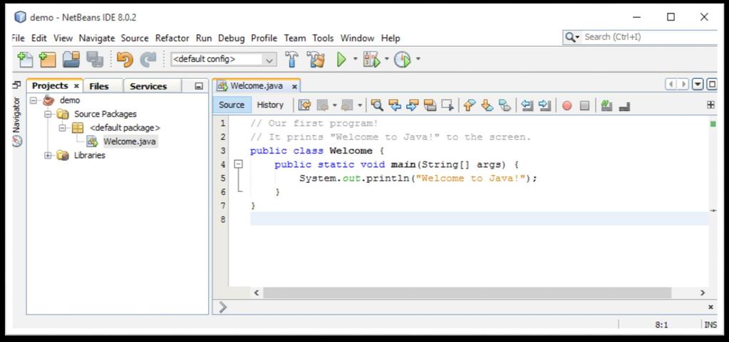 Creating a Java Class in NetBeans