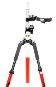 Mounting package for TruPulse/TruAngle with tripod and tribrach Includes: Survey tripod, rotating tribrach adaptor, tribrach, pole clamp