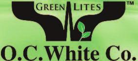 The Green-Lite series from O.C. White is the most energy efficient, highest output and longest lasting line of inspection lighting systems in the world.