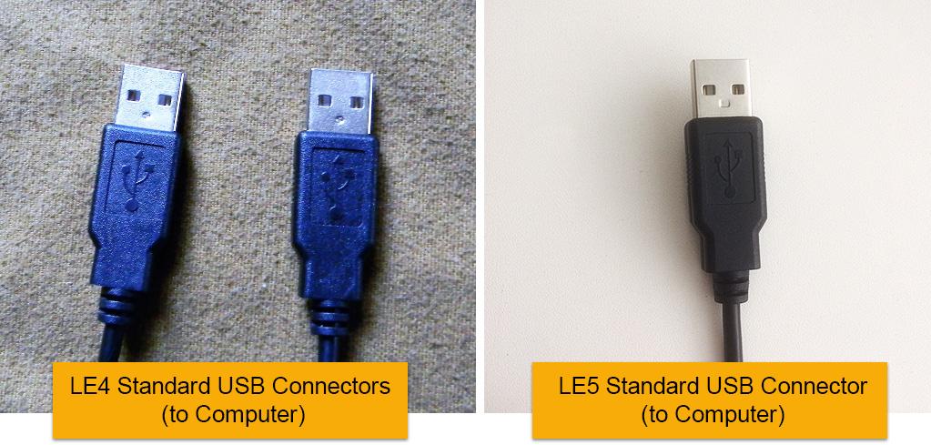 Figure 15 Connecting the download cable: 1.