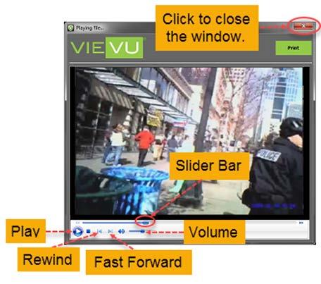 THE VIDEOS TAB The videos tab allows you to view videos in VERIPATROL. Playing Videos From the VERIPATROL Admin Application Console, click the Videos button at the top of the window.
