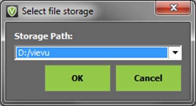 corrupted during the transfer. Generating a backup prior to the transfer is always recommended. To move an existing storage location: 1. Click the Server Setup button at the top of the window.