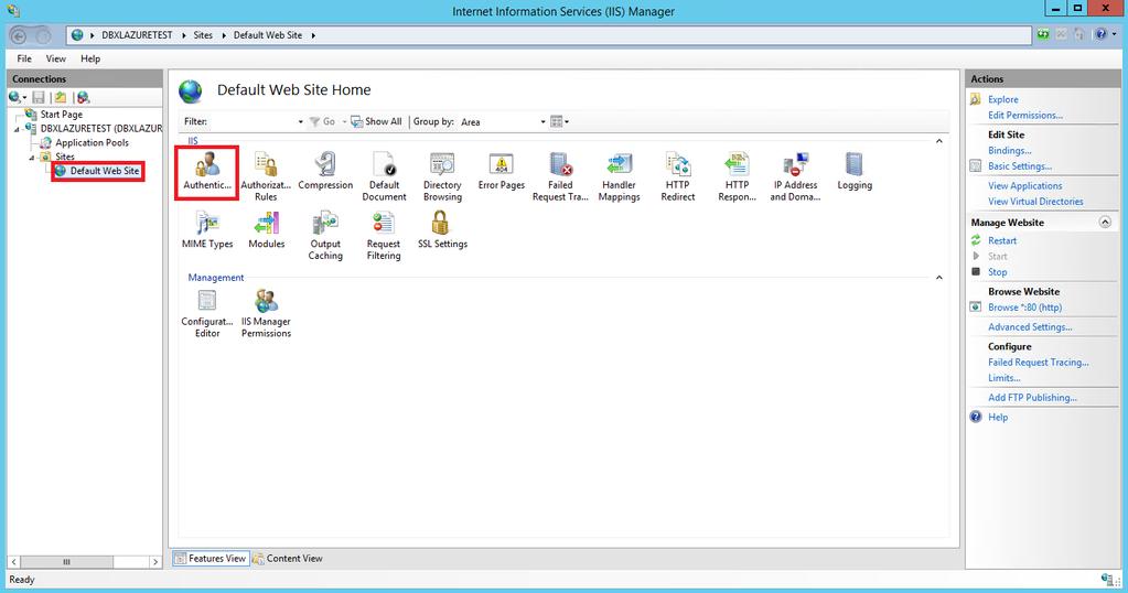 Page 30 of 48 On the IIS manager window, expand the