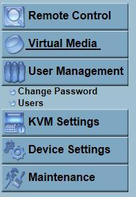 6.3 User Management On an IP-KVM, each user name has settings and permissions associated with it. Settings affect how the user interfaces with the Remote Console.