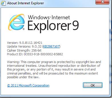 4. Note the version indicated in the About pop-up window 4 2.1.