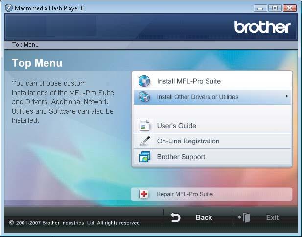 BRAdmin Light configuration utility (For Windows Vista users) The BRAdmin Light is a utility for initial setup of Brother network connected devices.