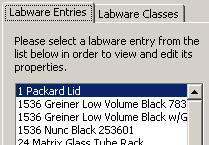Chapter 5: Setting labware definitions 61 Labware Classes tab.