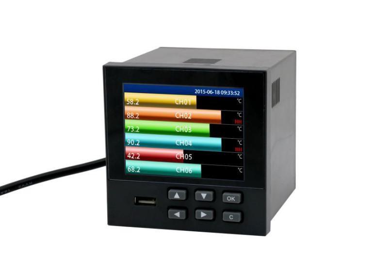 PCPR01 Paperless Recorder Up to 18 channels of universal input UP to 4 Alarm Output Relays With 150mA Power distribution output Communication type: RS485, Modbus RTU With a USB data transfer