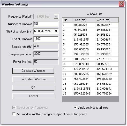 (See Fig. 2-11.) Fig. 2-11: Click the file name to select it. 2. Click Edit Window Settings.
