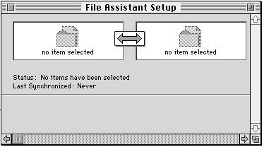 Starting the PowerBook File Assistant Once you have installed the PowerBook File Assistant, you are ready to decide which files you want to synchronize. m Open the PowerBook File Assistant Icon.