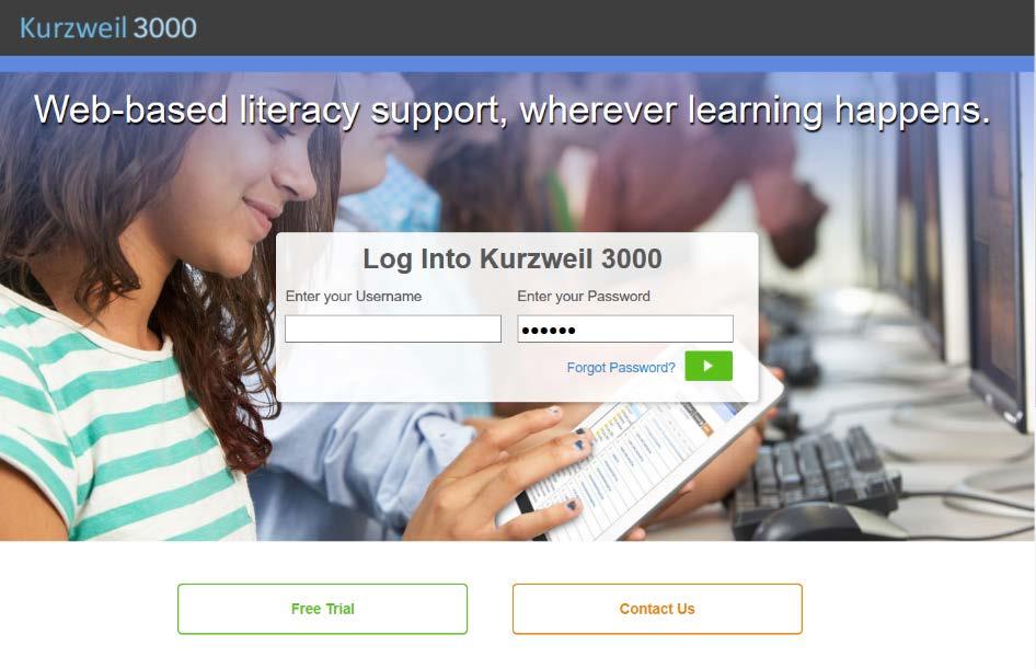 Accessing Kurzweil 3000 for Web Browsers Kurzweil 3000 for Web Browsers is a combination of a web-based reading tool, online file storage system, and account management system.