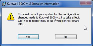 8. At the end of the process, you will be asked to Finish and Restart your computer. 9.