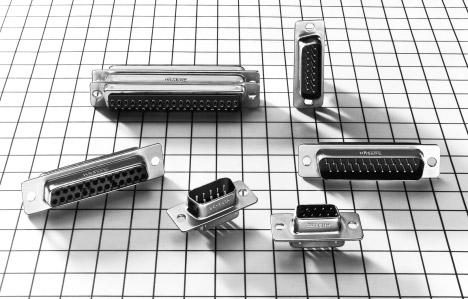 D-sub solder type connectors HD Series Press pin type ensures ease of soldering of a variety of stranded and solid wires.
