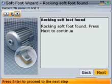 Soft foot wizard Thermal growth calculator Measurement table and standard deviation Soft foot analysis is simplified through a