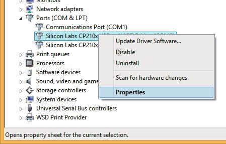 4. FOR YOUR REFERENCE Windows 8.1 q the folder icon on the taskbar. t the [Port Settings] tab, then click <Advanced...>.