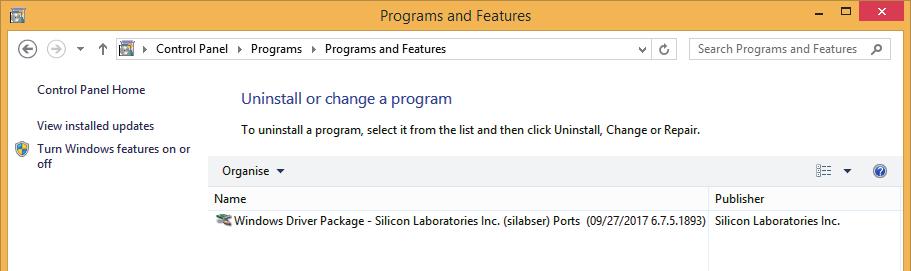 t Windows Driver Package - Silicon Laboratories Inc.